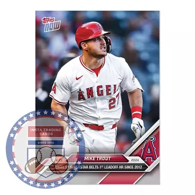 *PRE SALE* Mike Trout - 2024 MLB TOPPS NOW® Card 115 • $5.19