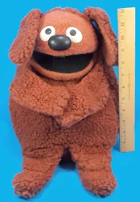 1977 Jim Henson Muppet  Rowlf  Hand Puppet Sesame St Brown Dog Fisher Price #852 • $45