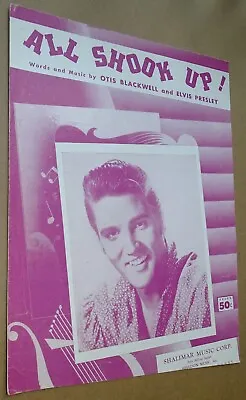 1957 Elvis Presley Sheet Music ALL SHOOK UP • $27