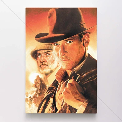 $54.95 • Buy Indiana Jones And The Last Crusade Poster Canvas Movie Print #4535