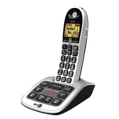 BT 4600 Big Button Single Handset Cordless Phone Answer Machine Call Blocker • £19.95