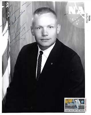 Neil Armstrong Signed Vintage Nasa Bw 8x10 Photograph - Classic Full Signature • $1299.99