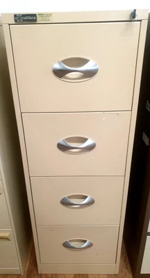4 Drawer Filing Cabinet • $10