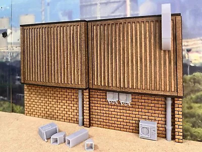 O Gauge Low Relief Industrial Building - Laser Cut Kit • £24.99