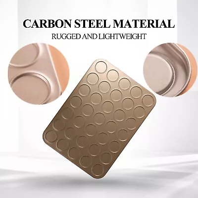 35 Cups Macaron Mat Pan Non Stick Carbon Steel Cookie Cupcake Baking Mold Sheet • $12.39