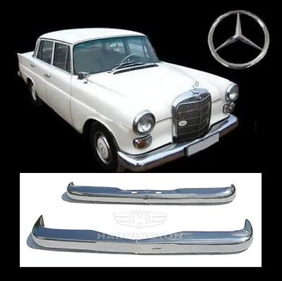 Brand New Mercedes W110 Fintail Stainless Steel Bumpers • $1315