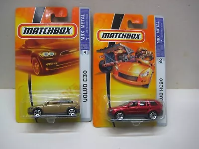 2007 Matchbox Lot Of 2 Volvo Xc90 Color Variants  Mint On Card * • $0.99