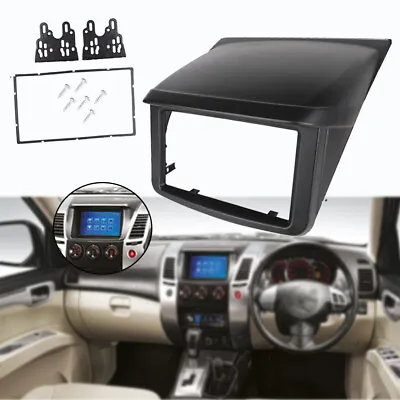 $60.99 • Buy Car Stereo Radio Double Din Dash Panel Facia Kit For Mitsubishi Triton MN ML