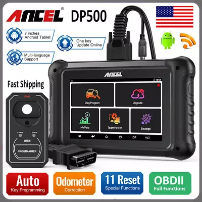 Ancel DP500 Mileage Odometer Correction Diagnostic Key/IMMO Programmer Scanner • $899