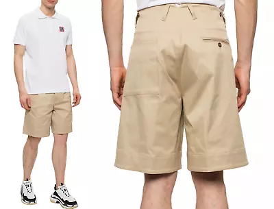 DSQUARED2 Loose Safari Bermuda Shorts Cargo Chino Gabardine Shorts Fit • £250.10