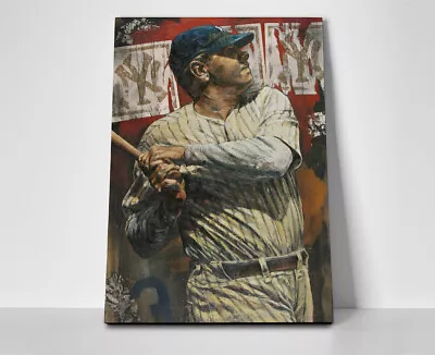 Babe Ruth Poster Or Canvas • $29.95
