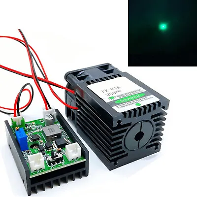 520/530nm 1W 12V Green Dot Laser Module Stage Laser Landmark Light+driver Board • $170.86