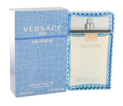 Versace Eau Fraiche Men 6.7 Oz 200 Ml Eau De Toilette Spray New In Box Sealed • $78.98