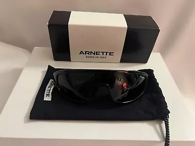 ARNETTE Men's An4264 Clayface Sunglasses Black/Grey 30 Mm NEW • $29.95