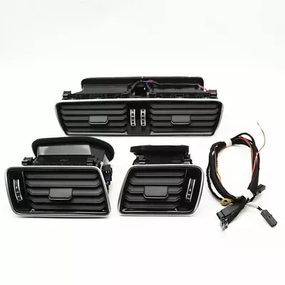 Left Right Center Air Condition Vents & Connection Cable Kit For VW CC Passat B6 • $71.43