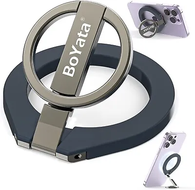 BoYata Magnetic Phone Ring Holder 360° Rotating Phone Grip For MagSafe • $11.99