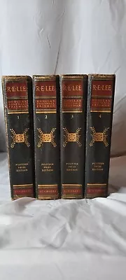 R.E. LEE -  A Biography By Douglas Freeman 1936 Pulitzer Prize Ed 4 Hardbacks • $100