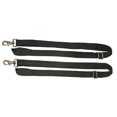 Horse Under Rug Strap Two Adjustable Snap Hook Clips Equestrian Rugs Surcingle • £9.55