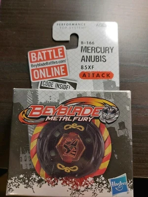 $43.98 • Buy BEYBLADE Metal Fury B-166 MERCURY ANUBIS Performance Top System Version 85XF