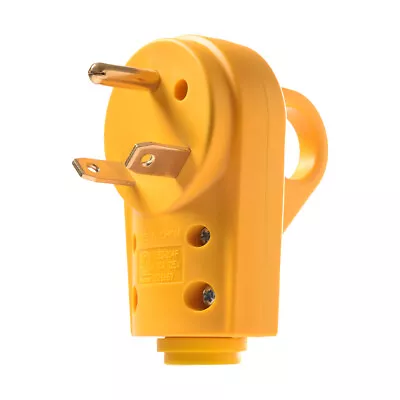 $11.69 • Buy 125V 30 AMP RV Receptacle Male Plug End TT-30P Replacement Electrical Adapter
