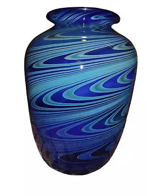 Randy Strong Art Glass Vase Dated January 1978 887 6.5  Tall X 4.5  Wide • $225