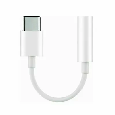 Samsung USB C Type C To 3.5mm AUX Audio Headphones Jack Cable Adapter UK • £3.80