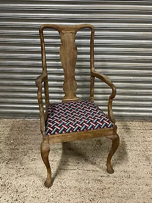 Antique Queen Anne Style Carver Dining Chair • £175