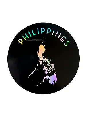 $4.98 • Buy Philippines Map Flag Proud 3.5  Sticker Decal Car Window 3D Reflective Bumper