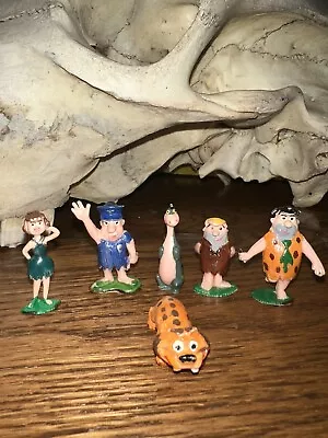 Vintage 1961 Marx Tinykins Hanna Barbera Miniatures Flintstones  Hand Painted • $75