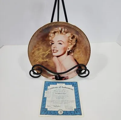 Vintage Bradford Exchange Marilyn Monroe Luscious In Lace Collectors Plate 1999 • $24.90