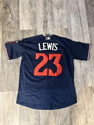 Men’s Minnesota Twins #23 Royce Lewis Stitched Navy Jersey - Size M • $74