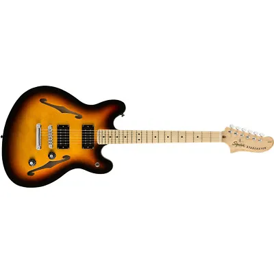 $299.99 • Buy Squier By Fender Affinity Series Starcaster Guitar, Maple Board, 3-Color Burst