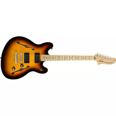 $299.99 • Buy Squier By Fender Affinity Series Starcaster Guitar, Maple Board, 3-Color Burst
