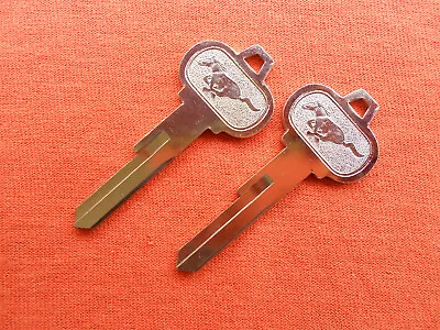 2 Ford Mustang Pony Nos Trunk Key Blanks 64 1964 65 1965 66 1966 • $13.77