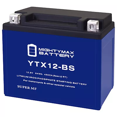 Mighty Max YTX12-BS Lithium Battery Compatible With Honda 31500-HA0-007 • $79.95