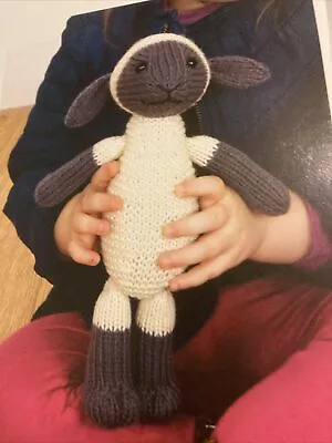 Toy Knitting Pattern Lucy Lamb 20cm (10) • £2