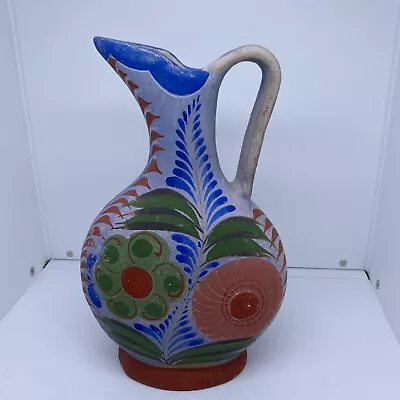 Mexico Tonala Un-burnished Opaque Pottery Water Pitcher Circa 1940's • $66.50