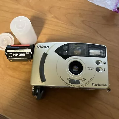 Vintage Nikon Fun Touch 6 35 Mm Camera Roll 22 Film • $14.99