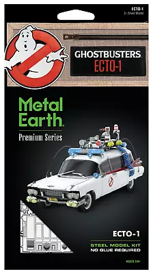 Fascinations ICONX Ectomobile ECTO-1 Ghostbusters Vehicle Metal Earth Model Kit • £49.95