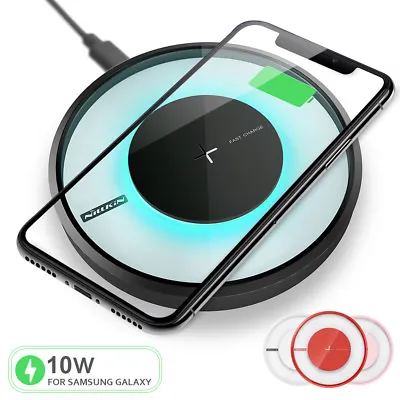 Qi Fast Wireless Charger Charging Pad For IPhone SE 2022/13/12/Pro/Max/Galaxy • $14.99