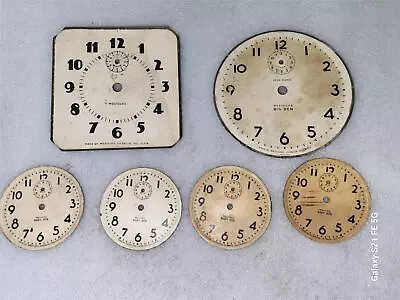 Lot Of Vintage Westclox Baby Ben & Other Clock Dials Lot 29B • $29.99