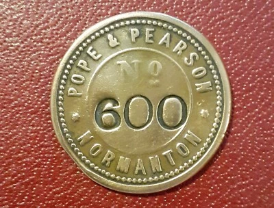 £10 • Buy Pope & Pearson Brass Pit Check 
