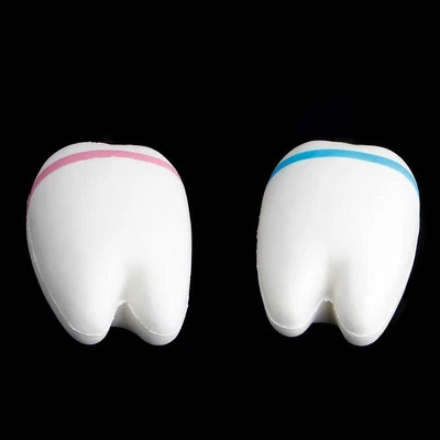 $6.61 • Buy Cute Tooth Jumbo Squishy Slow Rising Squeeze Stress Hand Soft Toy Phone Pendant