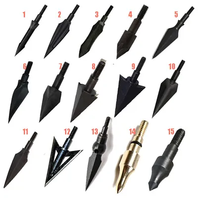 41-style Archery Hunting Arrowheads Screw-in Tips Arrow Points Broadheads Arrows • $29.72