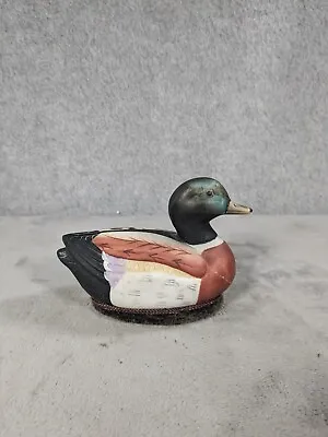 Vintage Jasco Porcelain Mallard Duck Lint Remover Brush • $15.98