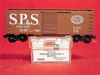 MTL 20246-2 SPOKANE PORTLAND & SEATTLE 40' Box Car 'BOLD' #13475 'NEW' N-SCALE • $39.95