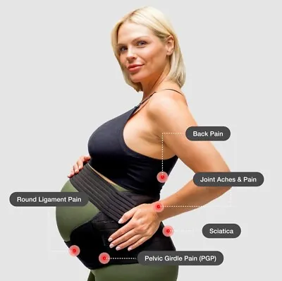 BABYGO 4 In 1 Pregnancy Support Belt Maternity Postpartum Labour & Recovery M • £20