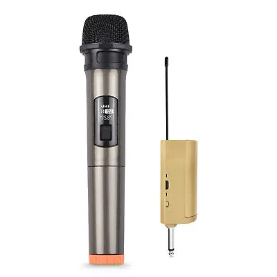 Handheld Wireless Microphone VHF Dynamic Mic With Receiver For Karaoke • $19.99