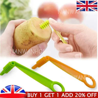 Portable Potato Spiral Twister Kitchen Fruit/vegetable Tool • £2.59