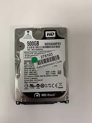 Western Digital Black - 2.5  - SATA - HDD - 500GB 750GB - 7200 RPM - 32MB Cache • £9